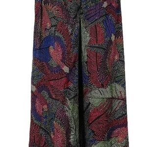 Rachel Zoe Colorful Abstract Wide-Leg Pants